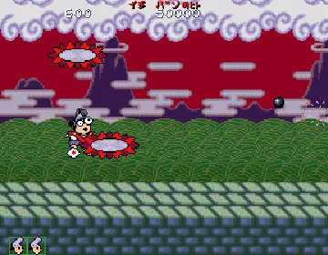 Pistol Daimyo no Bouken (Japan) screen shot game playing